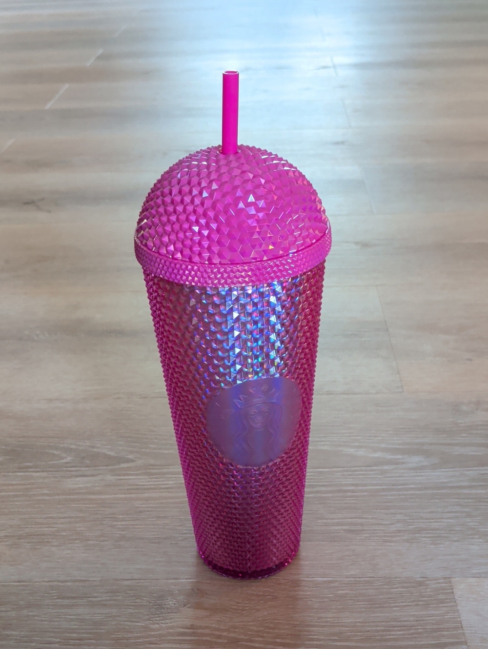 Starbucks Pink Studded Reusable Tumbler with Straw - NEVER USED